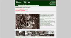 Desktop Screenshot of bauer-becks.de